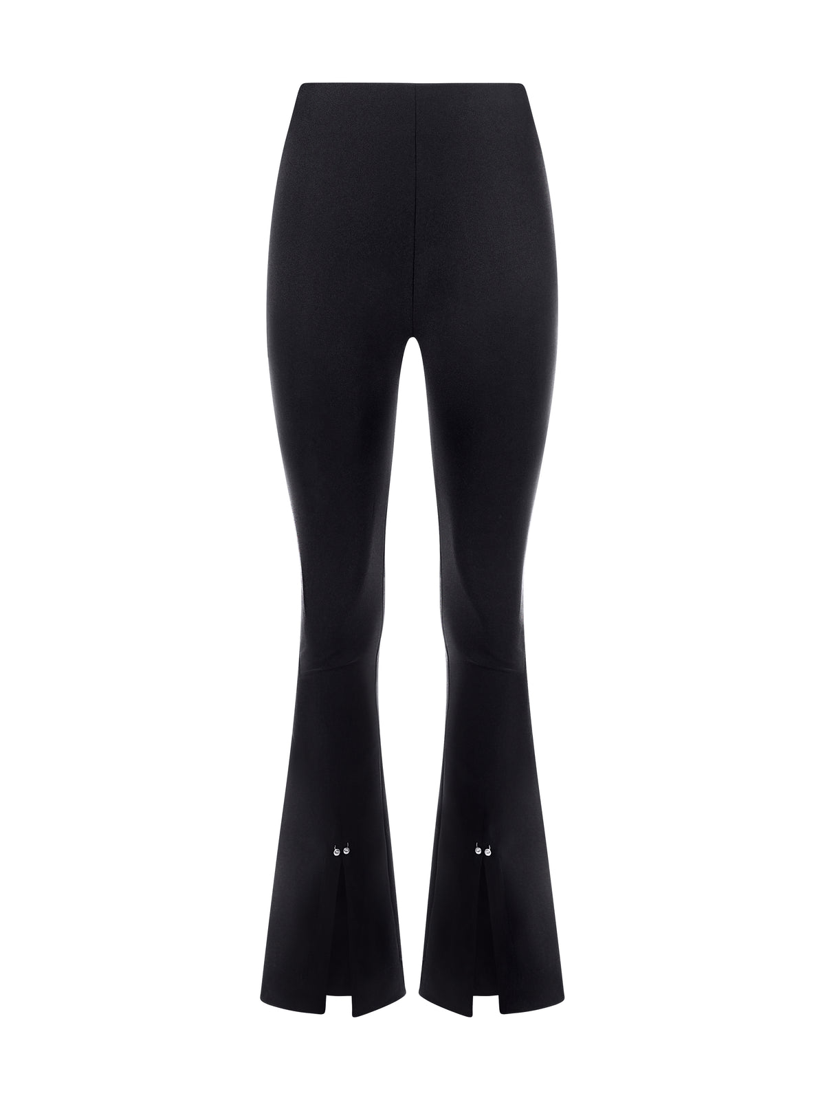 Pierced Stretch Trousers Black