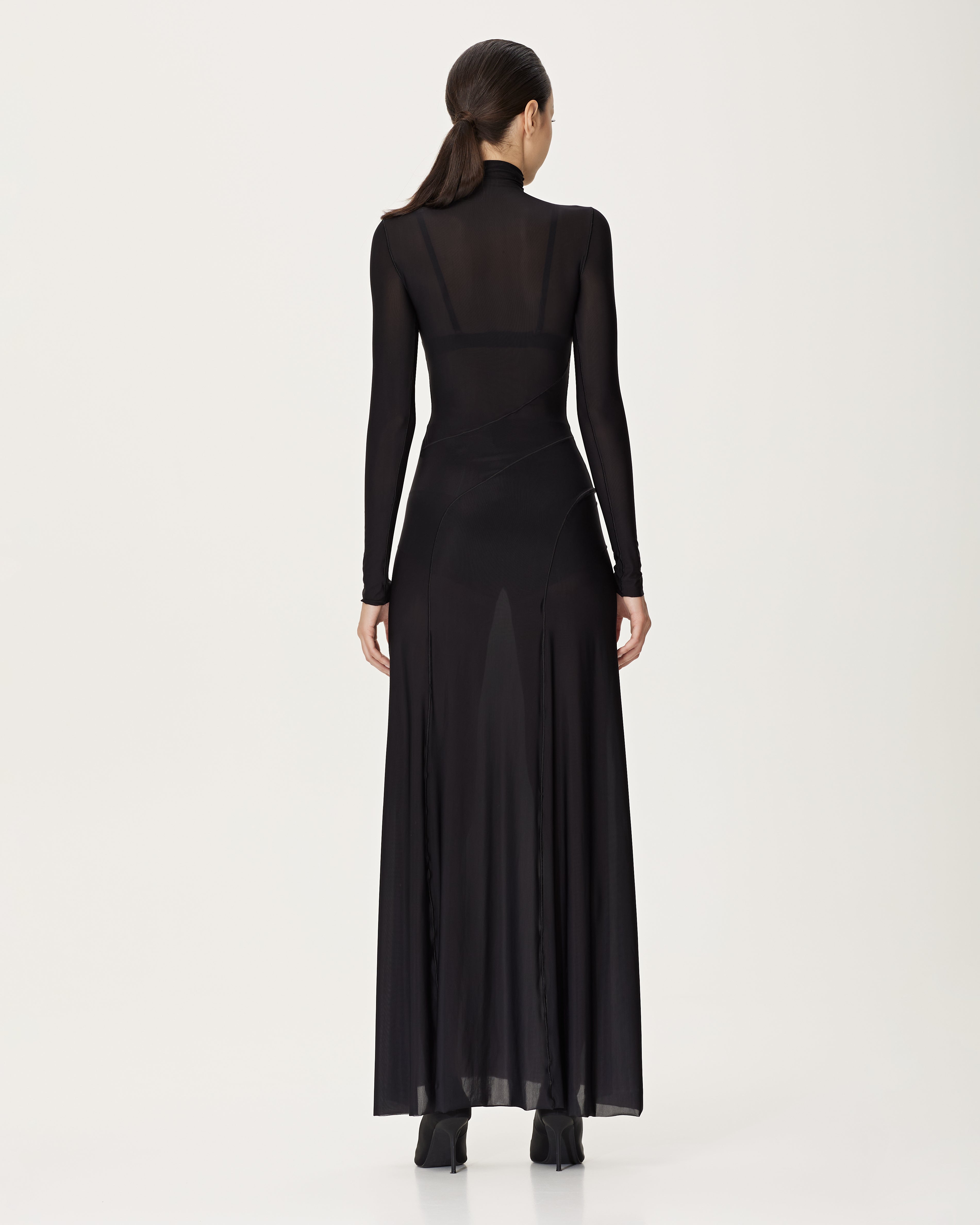 Second Skin Turtleneck Maxi Dress