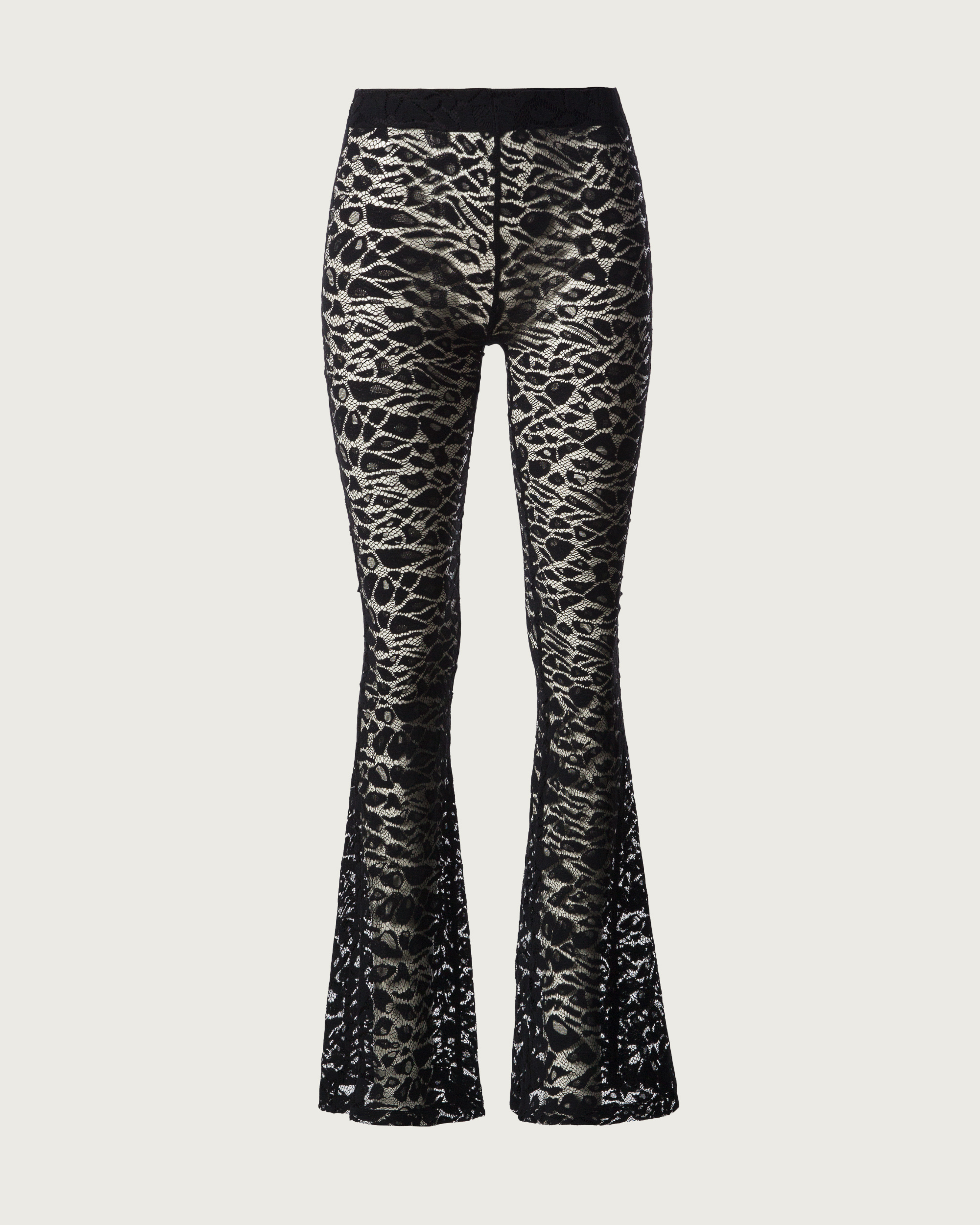 Animalier Stretch-Lace Trousers