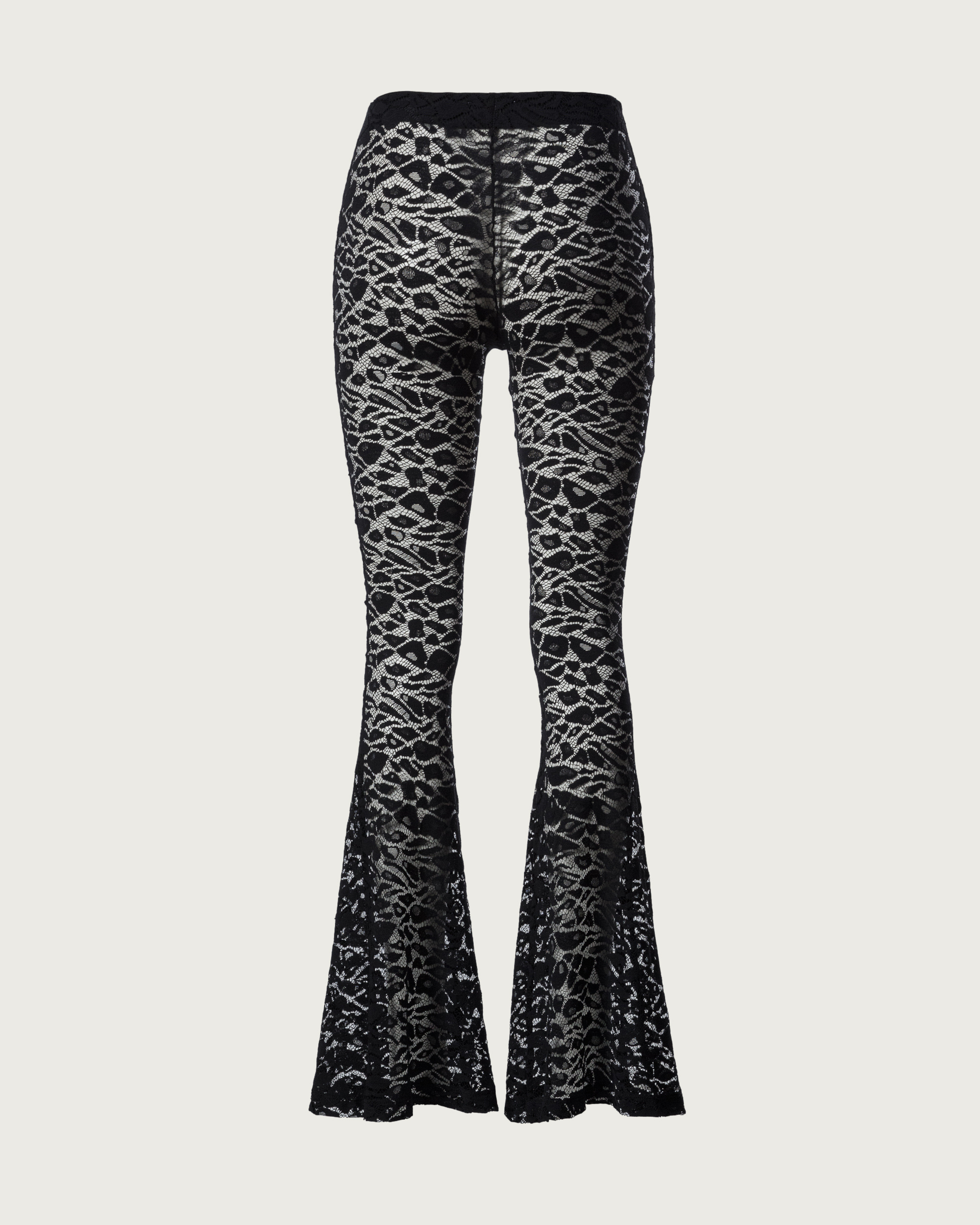 Animalier Stretch-Lace Trousers