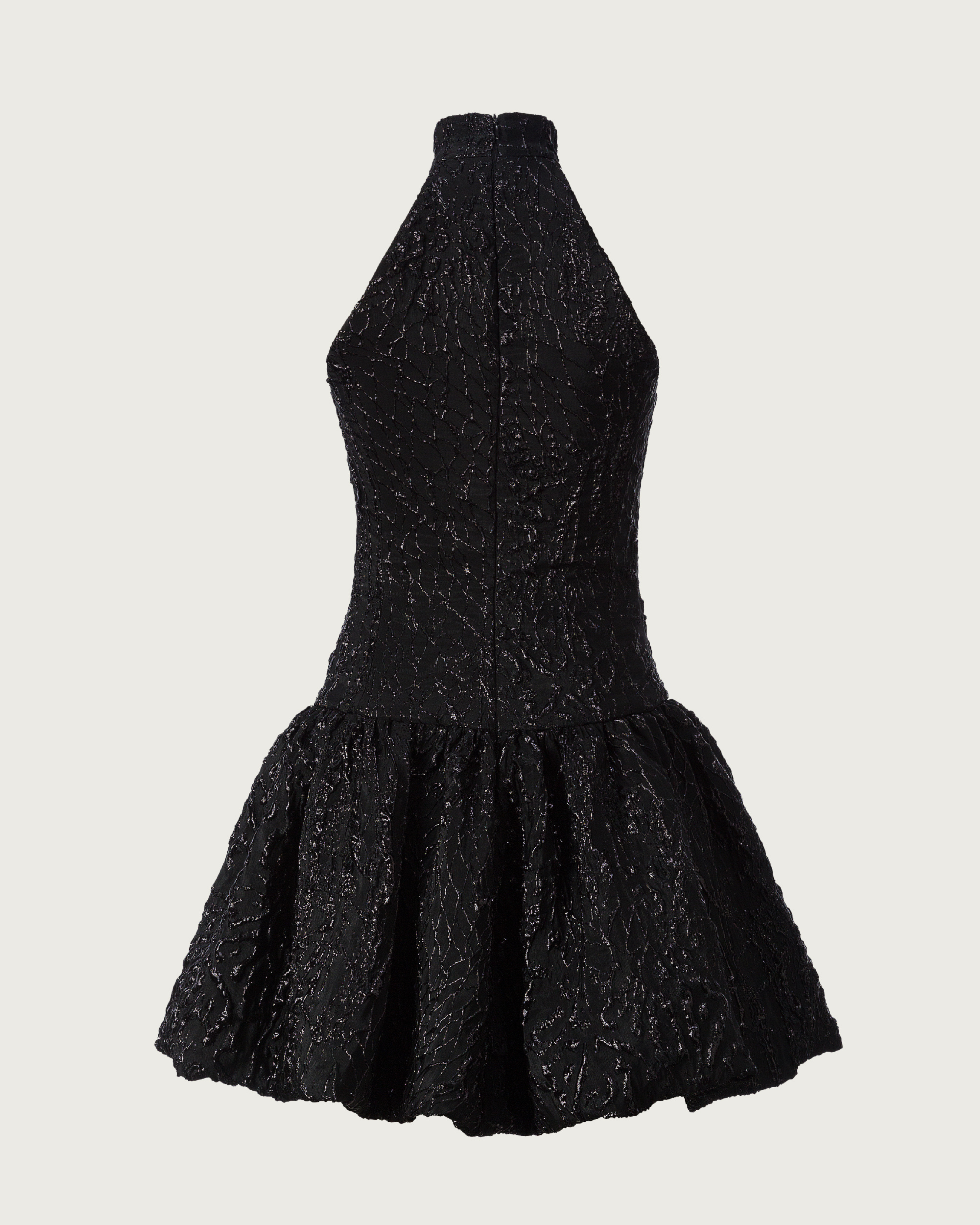 Jacquard Mini Baloon Dress